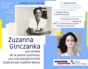 Zuzanna Ginczanka : une comète de la poésie polonaise...